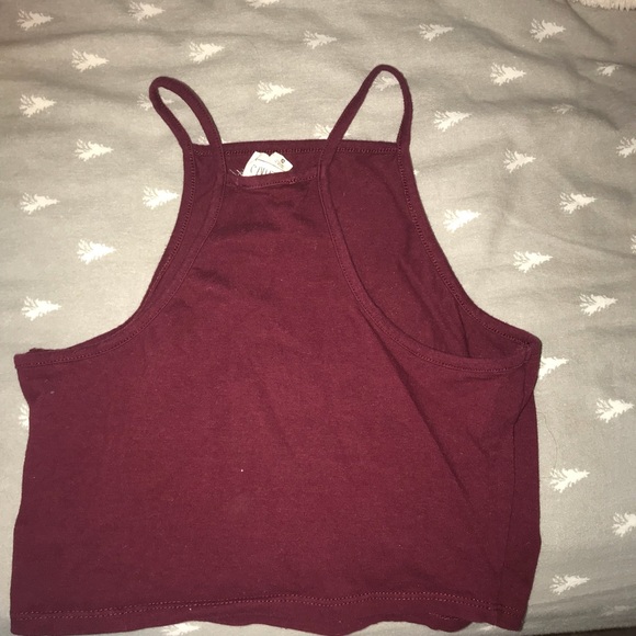 Maroon haltered top - Picture 2 of 2